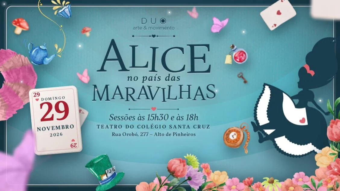 MAGIA DUO 2026 apresenta Alice no País das Maravilhas